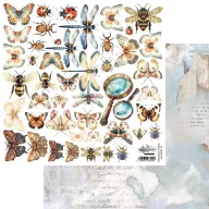   Alchemy of Art Kivágóív 12" (30 cm) Memory of Spring Butterflies Art Alchemy Double-sided paper (1 ív)