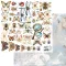 Alchemy of Art Kivágóív 12" (30 cm) Memory of Spring Butterflies Art Alchemy Double-sided paper (1 ív)
