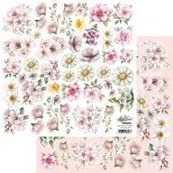   Alchemy of Art Kivágóív 12" (30 cm) Memory of Spring Flowers Art Alchemy Double-sided paper (1 ív)