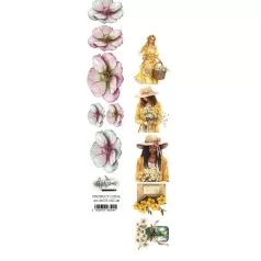   Alchemy of Art Kivágóív 30cm x 5cm Memory of Spring Extras to Cut (1 ív)