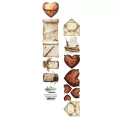   Alchemy of Art Kivágóív 30cm x 5cm Memory of Spring Extras to Cut (1 ív)