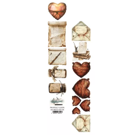 Alchemy of Art Kivágóív 30cm x 5cm Memory of Spring Extras to Cut (1 ív)