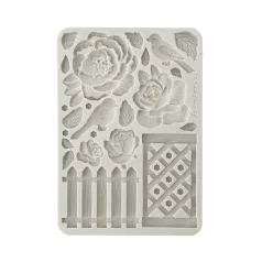   Stamperia House of Roses Szilikon öntőforma A5 Fence Silicon Mould (1 db)