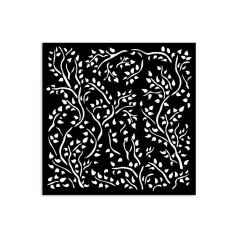   Stamperia House of Roses Vastag stencil 12x12cm Branch pattern Thick Stencil  (1 db)
