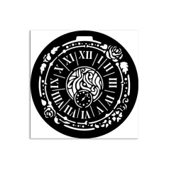   Stamperia House of Roses Vastag stencil 12x12cm Clock Thick Stencil  (1 db)
