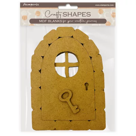 Stamperia Hidden Grove MDF alap  Door Crafty Shapes MDF BLANKS (1 db)
