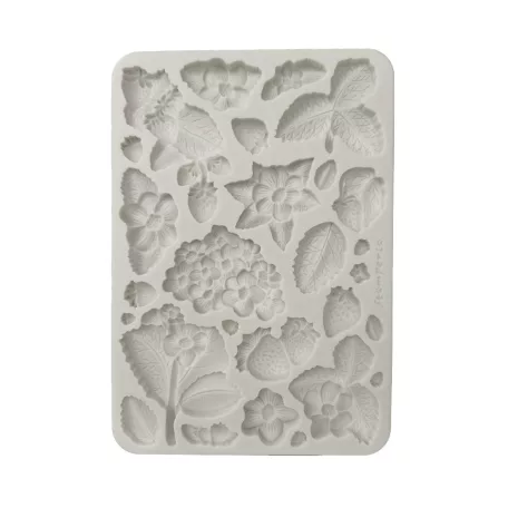 Stamperia Hidden Grove Szilikon öntőforma A5 Strawberries Silicon Mould (1 db)