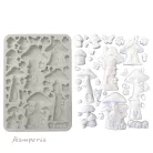 Stamperia Hidden Grove Szilikon öntőforma A5 Mushroom house Silicon Mould (1 db)