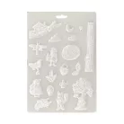 Stamperia Hidden Grove Öntőforma A4  Soft Mould (1 db)