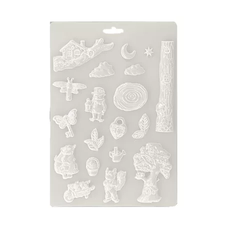 Stamperia Hidden Grove Öntőforma A4  Soft Mould (1 db)