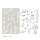 Stamperia Hidden Grove Öntőforma A4  Soft Mould (1 db)