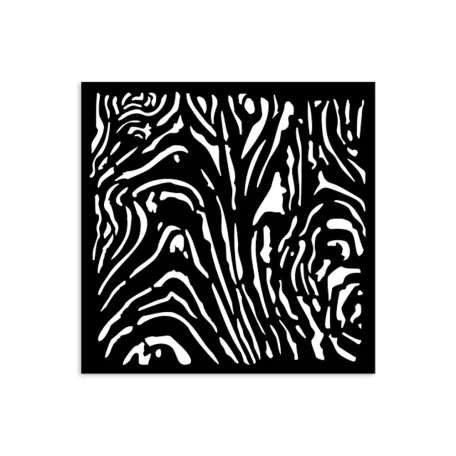 Stamperia Hidden Grove Vastag stencil 12x12cm Wood pattern Thick Stencil  (1 db)
