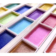   Kuretake Gansai Tambi Akvarell festék készlet - Set 24 Metallic Colours (24 szín)