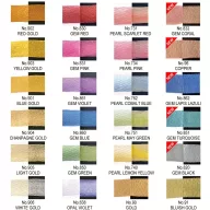   Kuretake Gansai Tambi Akvarell festék készlet - Set 24 Metallic Colours (24 szín)