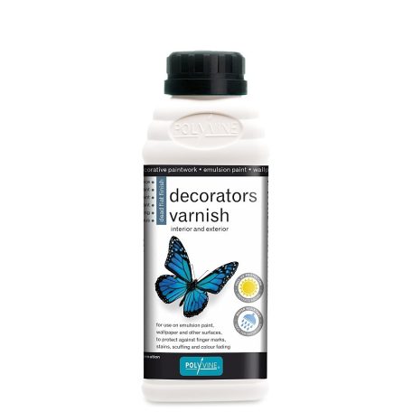 Polyvine Lakk - Matt DEAD FLAT Decorators Varnish (500 ml)