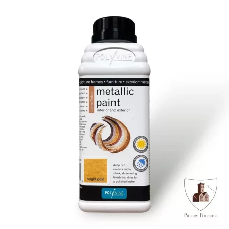 Polyvine Metálfesték BRIGHT GOLD Metallic Paint (500 ml)