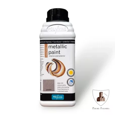Polyvine Metálfesték PEWTER/TIN Metallic Paint (500 ml)