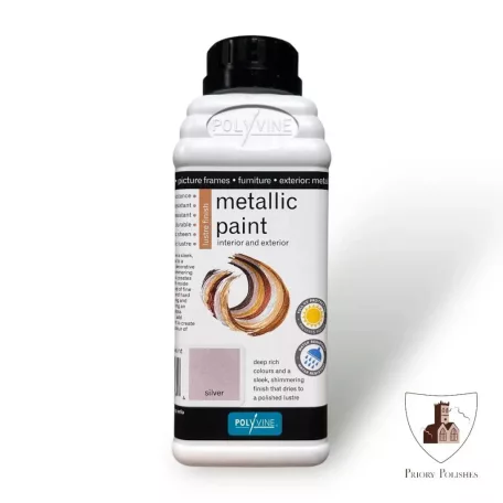 Polyvine Metálfesték SILVER Metallic Paint (500 ml)