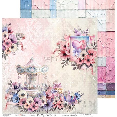 Craft O'Clock Scrapbook papírkészlet 12" (30 cm) It’s My Party Paper Collection Set (6 ív)