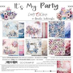   Craft O'Clock Scrapbook papírkészlet 8" (20 cm) It’s My Party Mix Paper Set (24 ív)