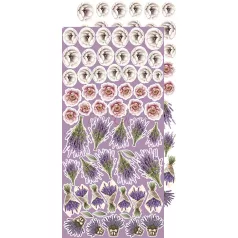   Craft O'Clock Kivágóív Heritage Whispers Flowers & More Extras to Cut Set (18 ív)