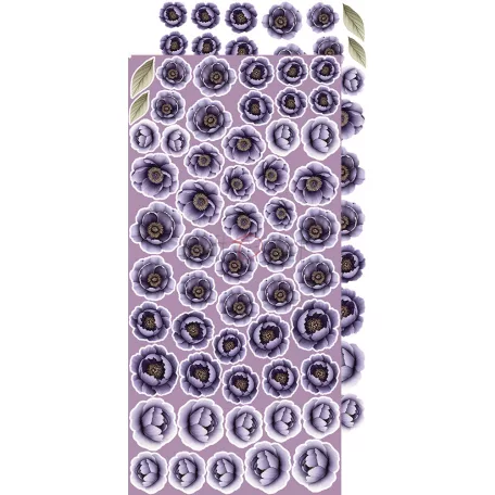 Craft O'Clock Kivágóív Heritage Whispers Flowers & More Extras to Cut Set (18 ív)