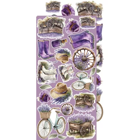 Craft O'Clock Kivágóív Heritage Whispers Flowers & More Extras to Cut Set (18 ív)