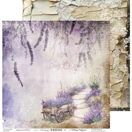 Craft O'Clock Scrapbook papírkészlet 12" (30 cm) Heritage Whispers Paper Collection Set (6 ív)
