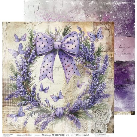 Craft O'Clock Scrapbook papírkészlet 12" (30 cm) Heritage Whispers Paper Collection Set (6 ív)