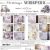 Craft O'Clock Scrapbook papírkészlet 8" (20 cm) Heritage Whispers Mix Paper Set (24 ív)