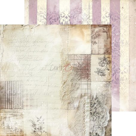Craft O'Clock Scrapbook papírkészlet 8" (20 cm) Heritage Whispers Basic Paper Set (24 ív)