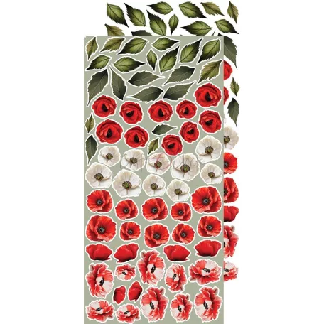 Craft O'Clock Kivágóív Heart of the Sun Flowers & More Extras to Cut Set (18 ív)