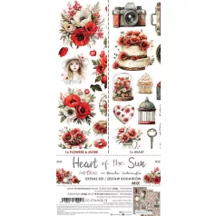   Craft O'Clock Kivágóív Heart of the Sun Mix Extras to Cut Set (18 ív)