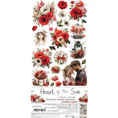   Craft O'Clock Kivágóív Heart of the Sun Mix Extras to Cut Set (18 ív)
