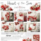 Craft O'Clock Scrapbook papírkészlet 12" (30 cm) Heart of the Sun Paper Collection Set (6 ív)
