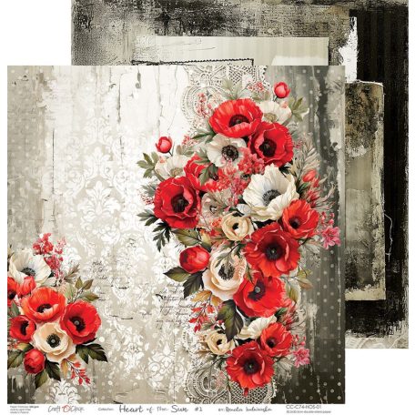 Craft O'Clock Scrapbook papírkészlet 12" (30 cm) Heart of the Sun Paper Collection Set (6 ív)