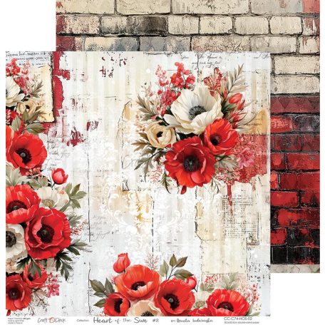 Craft O'Clock Scrapbook papírkészlet 12" (30 cm) Heart of the Sun Paper Collection Set (6 ív)