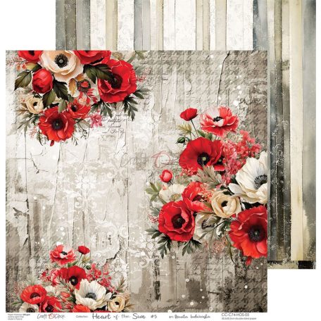 Craft O'Clock Scrapbook papírkészlet 12" (30 cm) Heart of the Sun Paper Collection Set (6 ív)