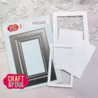 Craft & You Keret Vágósablon Biscuit Photo Frame Set Dies (1 csomag)