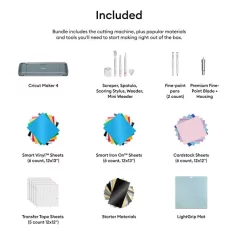   Cricut Maker 4 Elektromos vágóplotter - induló készlet (1 db)