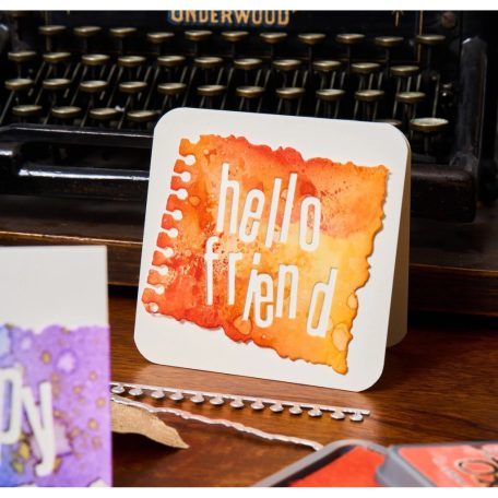 SIZZIX vágósablon  - Vault Edges - Tim Holtz - Thinlits Die Set  (1 csomag)