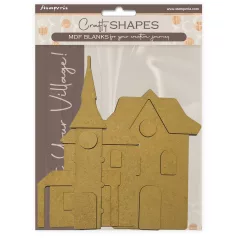   Stamperia Silent Sea MDF alap  Tower landscape Crafty Shapes MDF BLANKS (1 db)