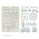 Stamperia Silent Sea Öntőforma A4  Soft Mould (1 db)