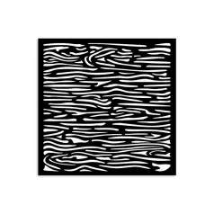   Stamperia Silent Sea Vastag stencil 12x12cm Wood pattern Thick Stencil  (1 db)