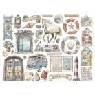 Stamperia Silent Sea Kivágatok Die Cuts Assorted (1 csomag)