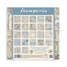 Stamperia Silent Sea Papírkészlet 8" (20 cm) Single Face Maxi Paper Pack (22 ív)