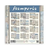   Stamperia Silent Sea Papírkészlet 12" (30 cm)  Paper Pack (10 ív)