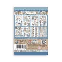 Stamperia Silent Sea Washi matrica Washi Pad (8 ív)