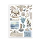 Stamperia Silent Sea Washi matrica Washi Pad (8 ív)