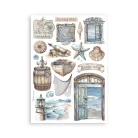 Stamperia Silent Sea Washi matrica Washi Pad (8 ív)